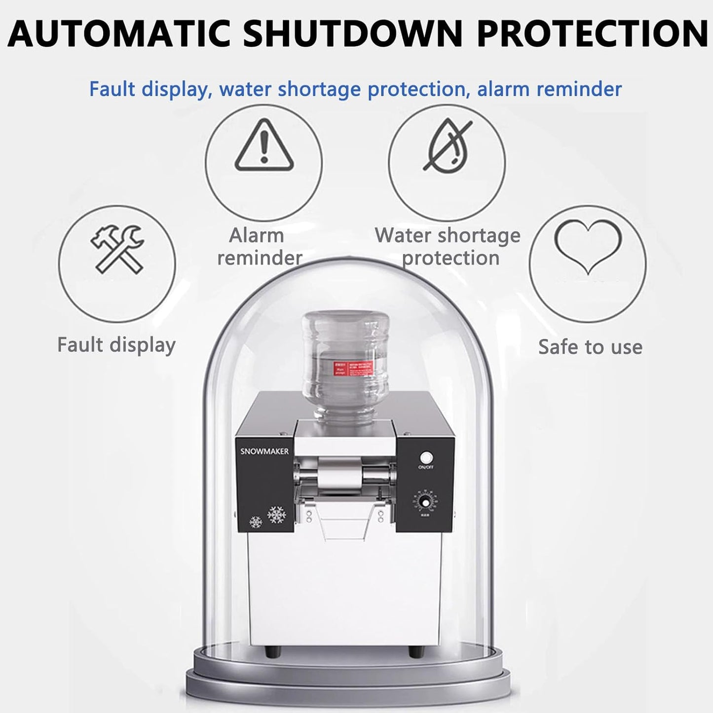 Commercial Snowflake Ice Shaver ❄️