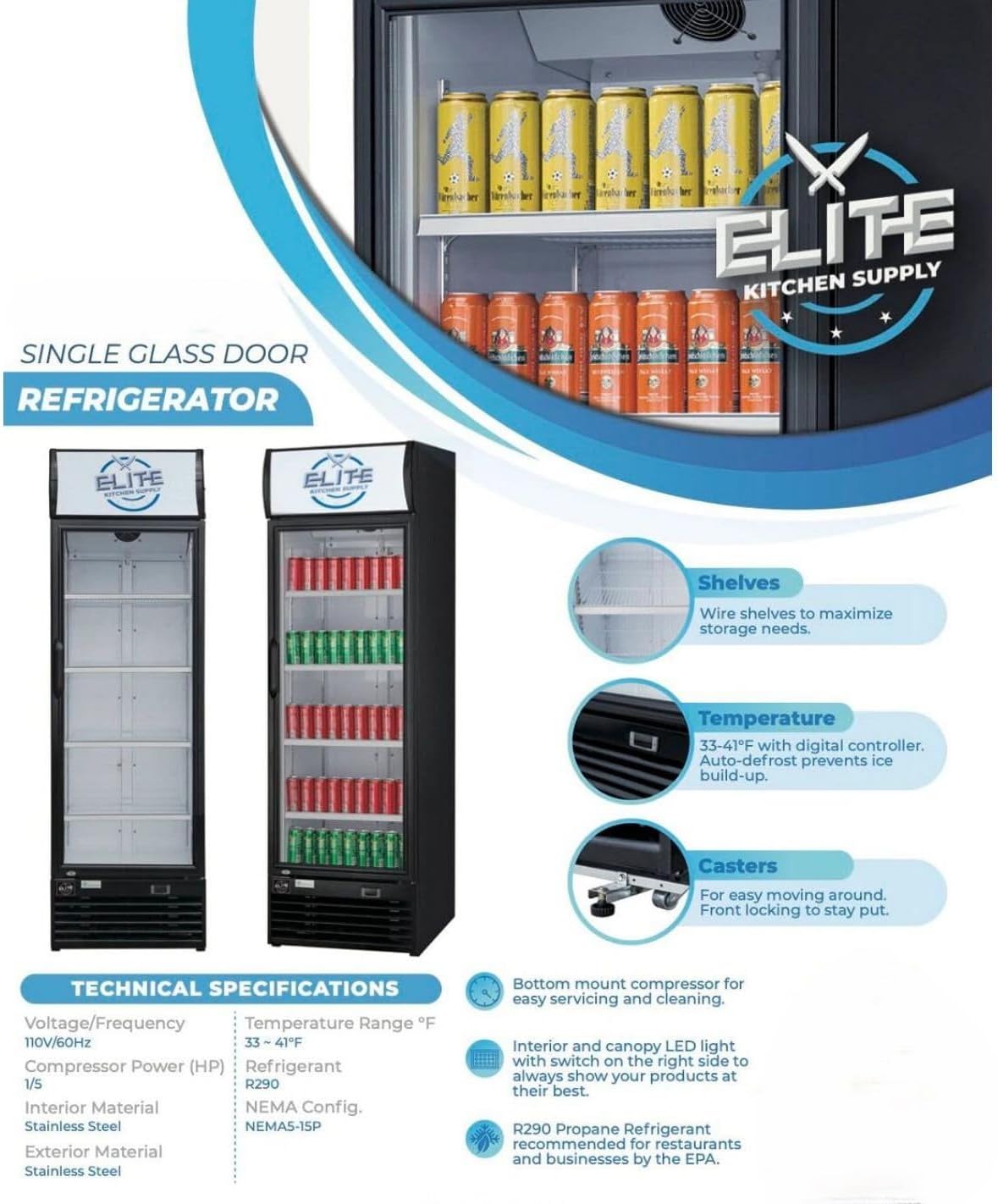 Commercial Refrigerator ❄️