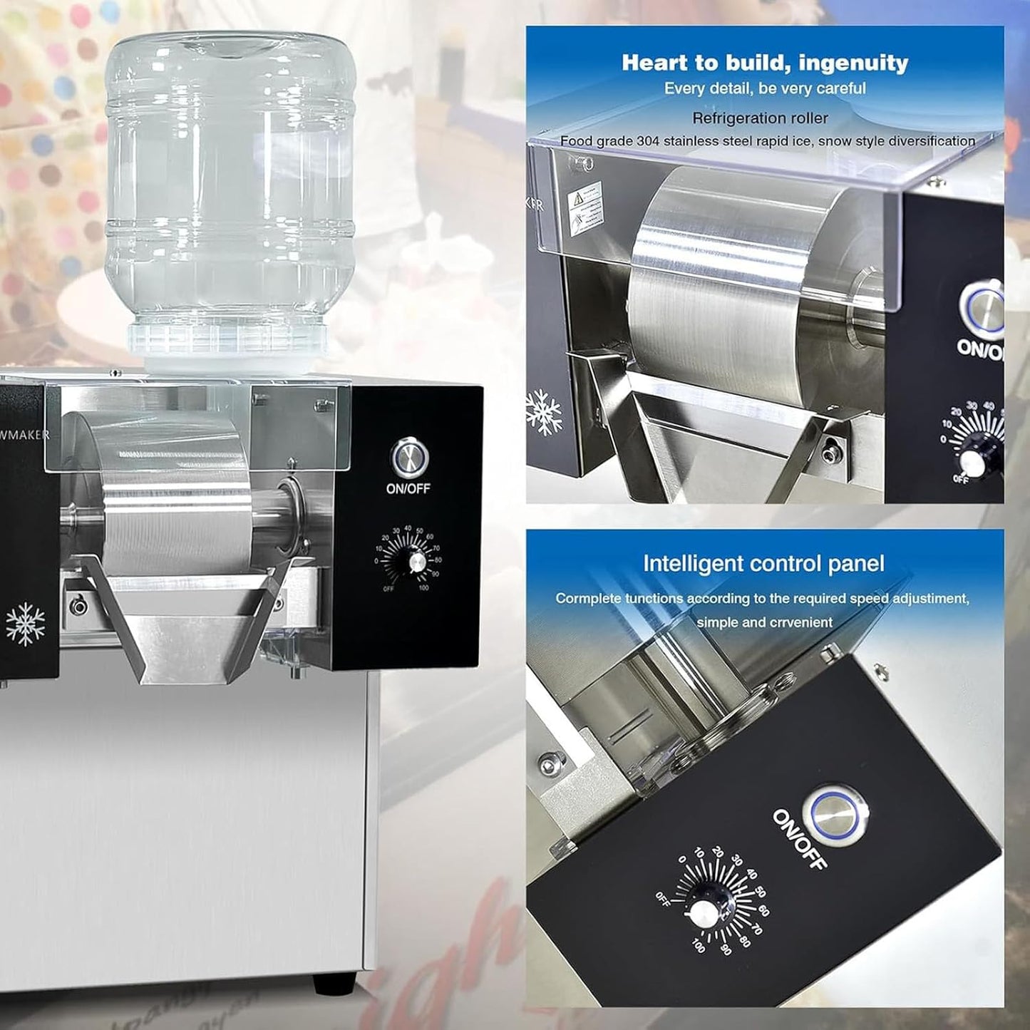 Commercial Snowflake Ice Shaver ❄️